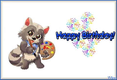 Happy Birthday Animated Card GIF