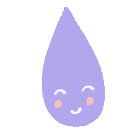 teasadehelmi happy smile kawaii rain Sticker