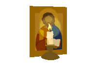 ancientfaithkids kids jesus church icon Sticker