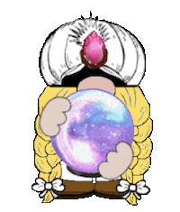 Fortune Teller Gnome Sticker