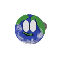 Save The Earth Love Sticker by Lawrence Becker