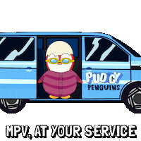 At Your Service Help Sticker by Pudgy Penguins