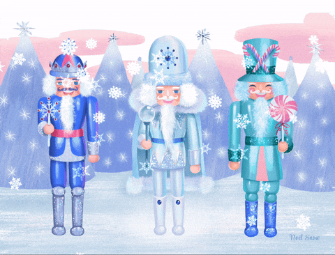 Winter Wonderland Snowflakes GIF