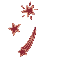 Ignite Shooting Star Sticker by Bureau Sans Sel