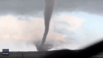 Funnel Cloud Swirls in Central Texas Amid Tornado Warning