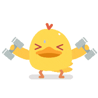 Gym Working Sticker by Eggyboo