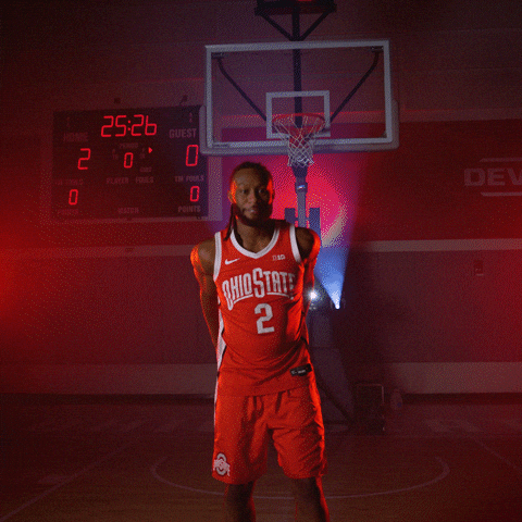 Basketball Hear GIF by Ohio State Athletics