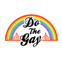 gay rainbow Sticker