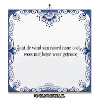 Wind Hoop Sticker by Tegelspreuken.nl