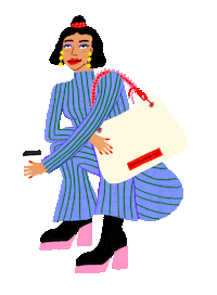 Drinking Coffee Girl Sticker by Please Enjoy This!