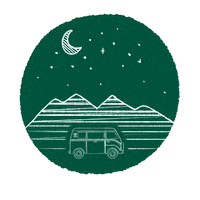 Travel Night Sticker by Huttopia Europe