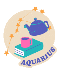 Zodiac Sign Star Sticker by Alfred A. Knopf