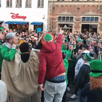Irish Fans Sing Ahead of Match with Denmark