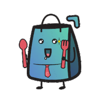 Hungry Emoticon Sticker by Ecomity Asia