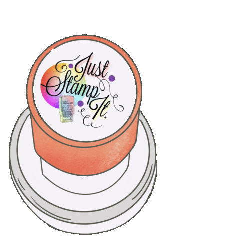 Juststampit giphyupload stamp juststampit just stamp it Sticker