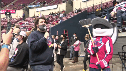 Hockey Sweep GIF by SCStingrays