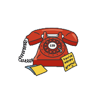 Phone Ring Sticker by public emily artist management