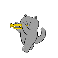 Happy Cat Sticker by Bloom Stationery