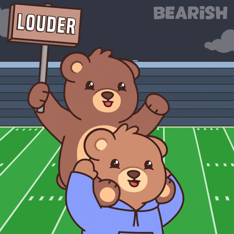 Say It Louder Teddy Bear GIF by BEARISH