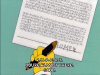 Season 11 Writing GIF by The Simpsons
