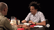 Eric Andre Hot Ones GIF by First We Feast