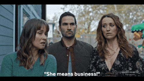 Holidazed She Means Business GIF by Hallmark Channel
