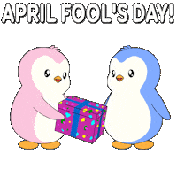 April Fools Penguin Sticker by Pudgy Penguins