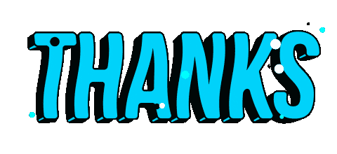 thanks thank you Sticker by Omer