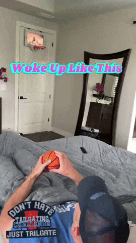 Balling Wake Up GIF by Tailgating Challenge