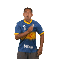 evertonvina everton ruleteros oro y cielo efore Sticker