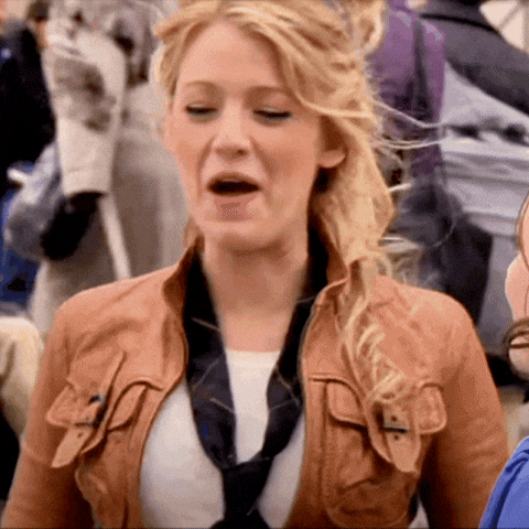 Excited Gossip Girl GIF by Blake Lively Fan