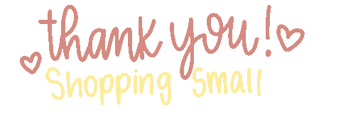 Shop Small Thank You For Sticker