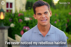 Jimmy Hairline GIF by The Bachelor Australia
