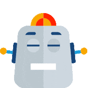 sleepy robot Sticker by Yapı Kredi
