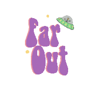LittlePieceofmyHeart trippy alien ufo groovy Sticker