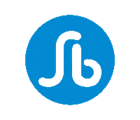 SportBrain logo blue marketing digital Sticker