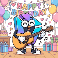 Happy Birthday Gif Sticker by IDX Solana