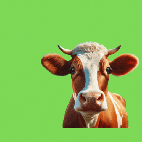 Natur-Clean-up animals vegan cow stop using animals GIF