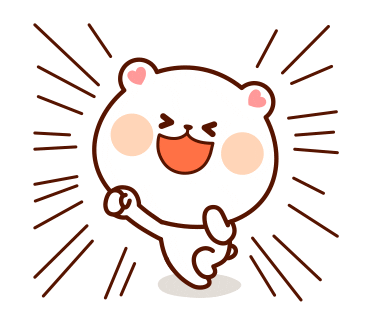 Happy Bear Sticker