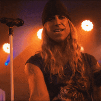 JohnDiva glam rockstar bandana hardrock GIF