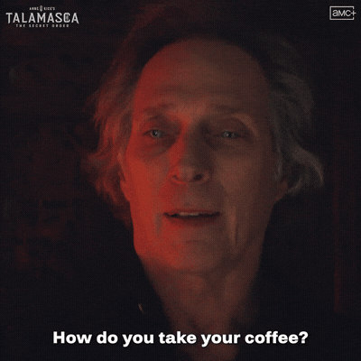 Anne Rice Coffee GIF by Anne Rice's Immortal Universe
