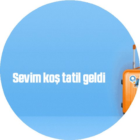tatilibaslat giphyupload holidays summertime tatil Sticker