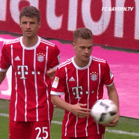 happy joshua kimmich GIF by FC Bayern Munich