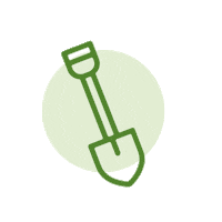 ON1Call shovel locate dig safe ontario one call Sticker