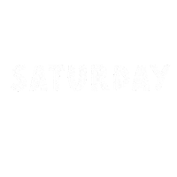 Saturday Morning Text Sticker
