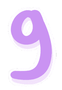 Number Nombre Sticker by Poupoutte