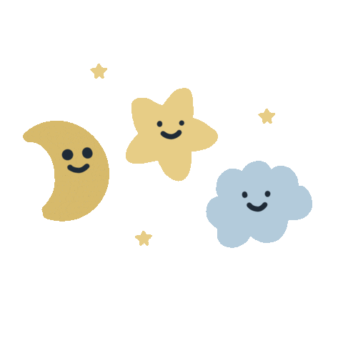 Moon Sticker by eerseart