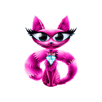 Cat Kitty Sticker by Aristocrat Gaming