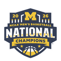 Go Blue Michigan Basketball Sticker by Michigan Athletics