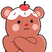Angry Puff Sticker